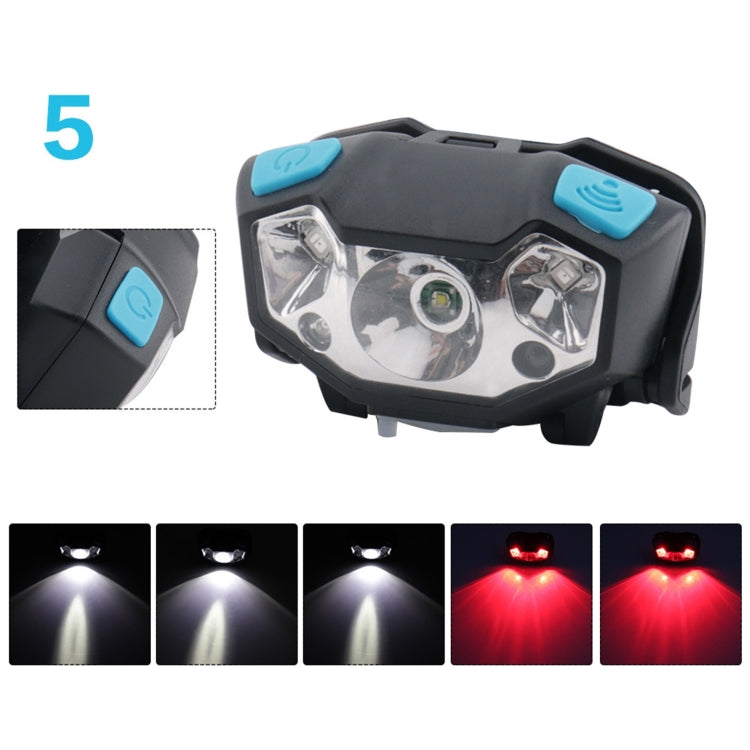 YWXLight Mini Sensor Headlight USB Charging Glare LED Waterproof Running Fishing Camping Lamp