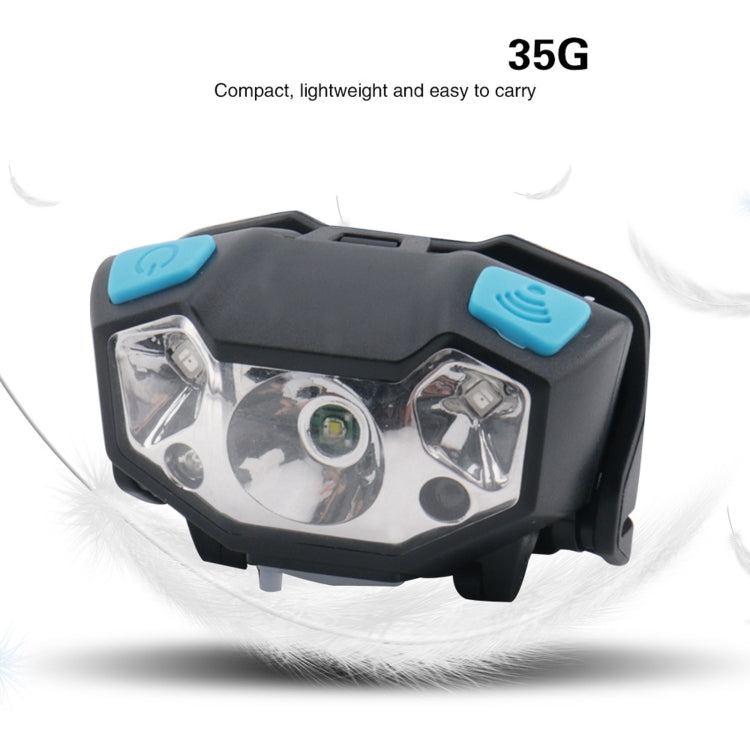 YWXLight Mini Sensor Headlight USB Charging Glare LED Waterproof Running Fishing Camping Lamp