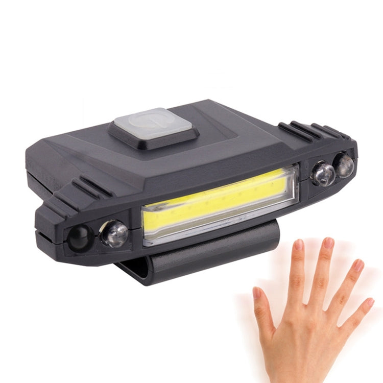 YWXLight 100LM USB Rechargeable Mini Induction Clip Cap Light Outdoor Fishing Headlight