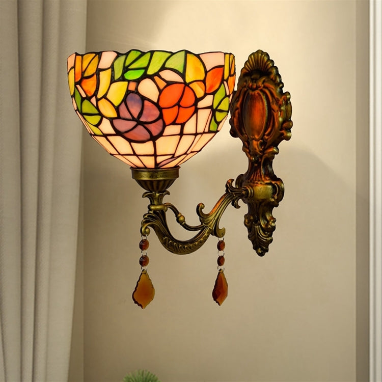 YWXLight 8 inch Creative Pastoral Bedside Aisle Bar Corridor Wall Lamp