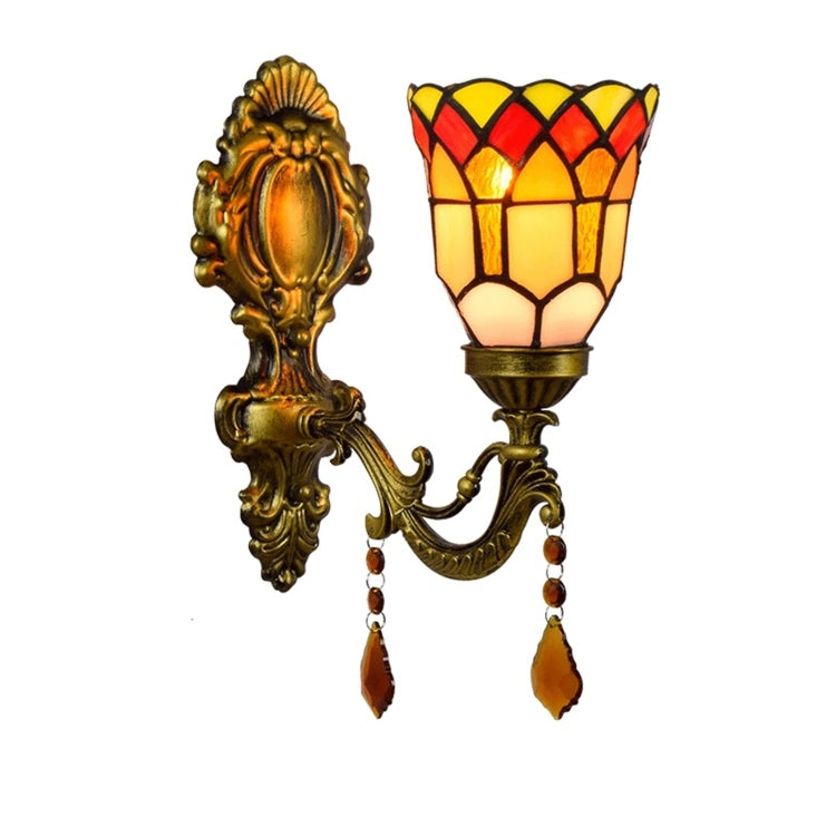 YWXLight 4 inch Retro Bathroom Mirror Pastoral Bedside Wall Lamp