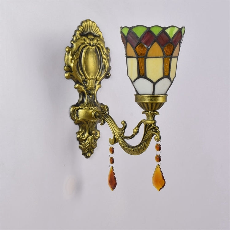 YWXLight 4 inch Retro Bathroom Mirror Pastoral Bedside Wall Lamp