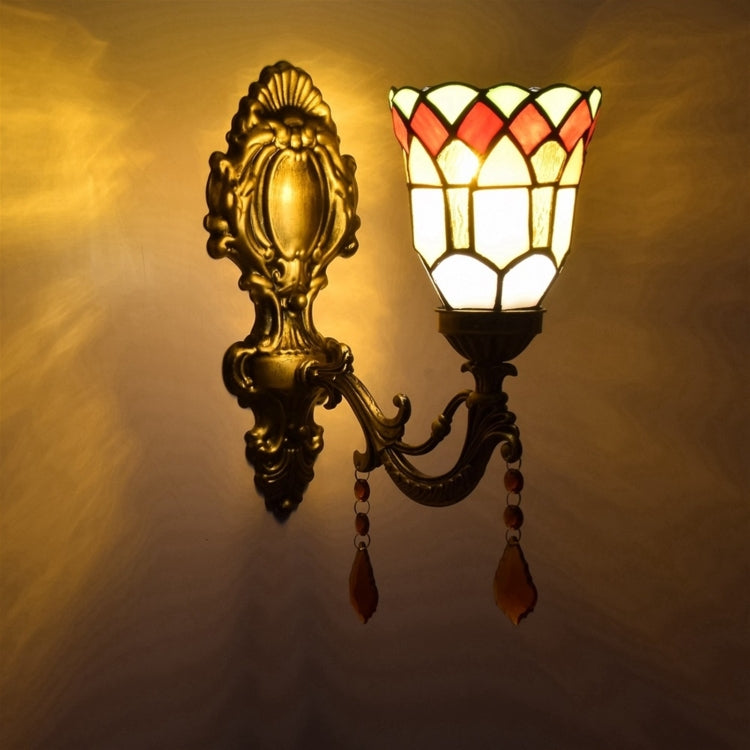 YWXLight 4 inch Retro Bathroom Mirror Pastoral Bedside Wall Lamp