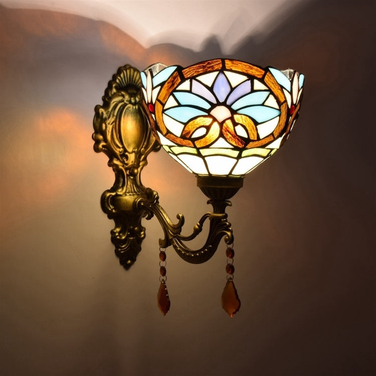 YWXLight 8 inch Retro Creative Bathroom Mirror Front Lamp Bedside Aisle Wall Lamp