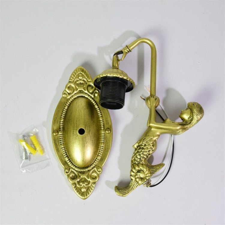 YWXLight 6 Inch Retro Stained Glass LED Wall Lamp