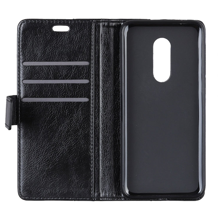 Copper Buckle Side-corner Fixed Nappa Texture Horizontal Flip Leather Case For NOKIA 3.1 PLUS, With Holder & Three Cards