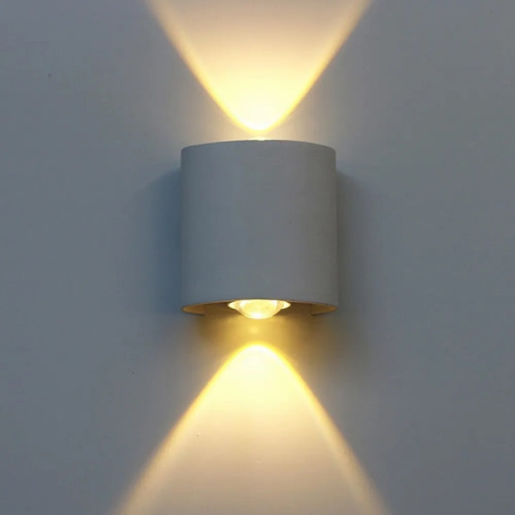 YWXLight 4W Indoor and Outdoor LED Wall Lamp (Warm White)