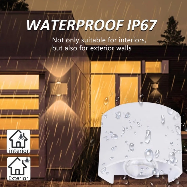 YWXLight 4W Indoor and Outdoor LED Wall Lamp (Warm White)