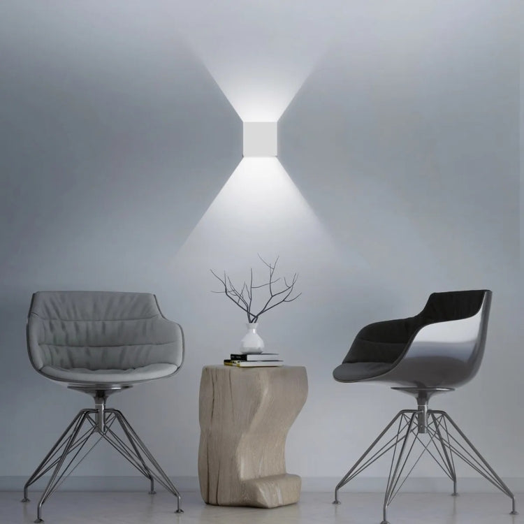YWXLight 6W Modern Minimalist Cube LED Wall Lamp