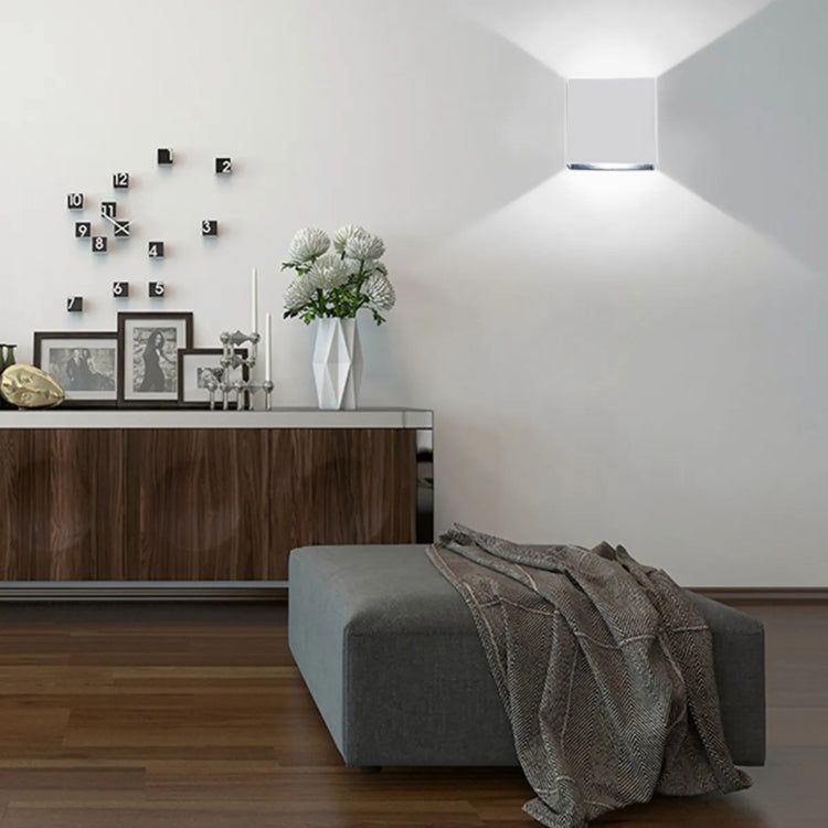 YWXLight 6W Modern Minimalist Cube LED Wall Lamp