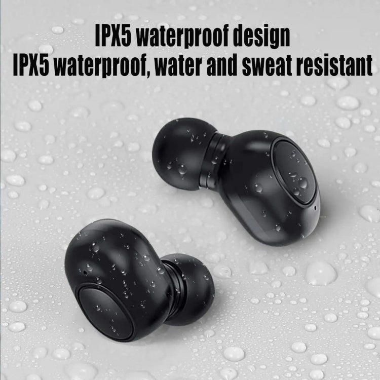 YWXLight JS25 IPX5 Waterproof Bluetooth 5.1 Wireless Earphone with LED Digital Display