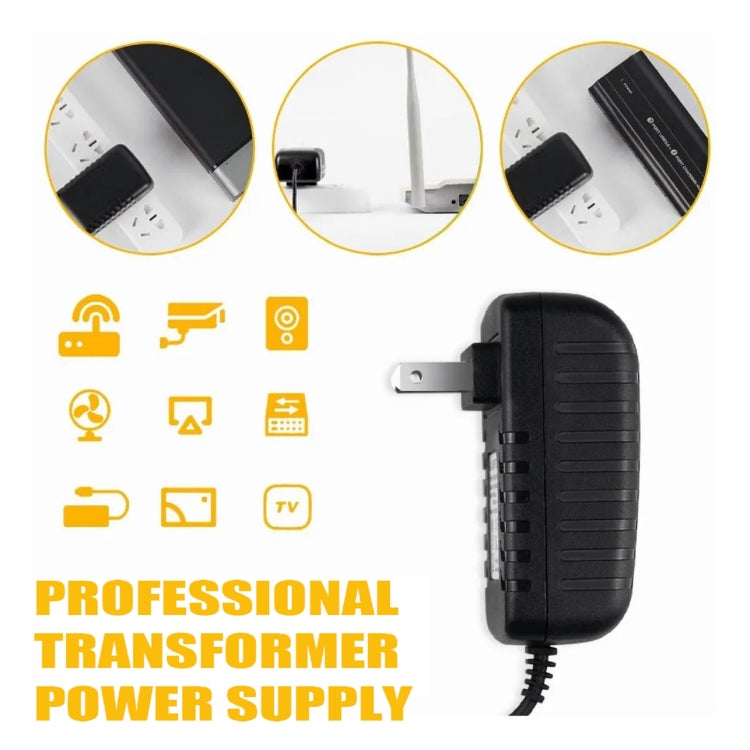 YWXLight 12V/2A LED Strip Light Power Adapter Multi-function Universal Charger, US Plug