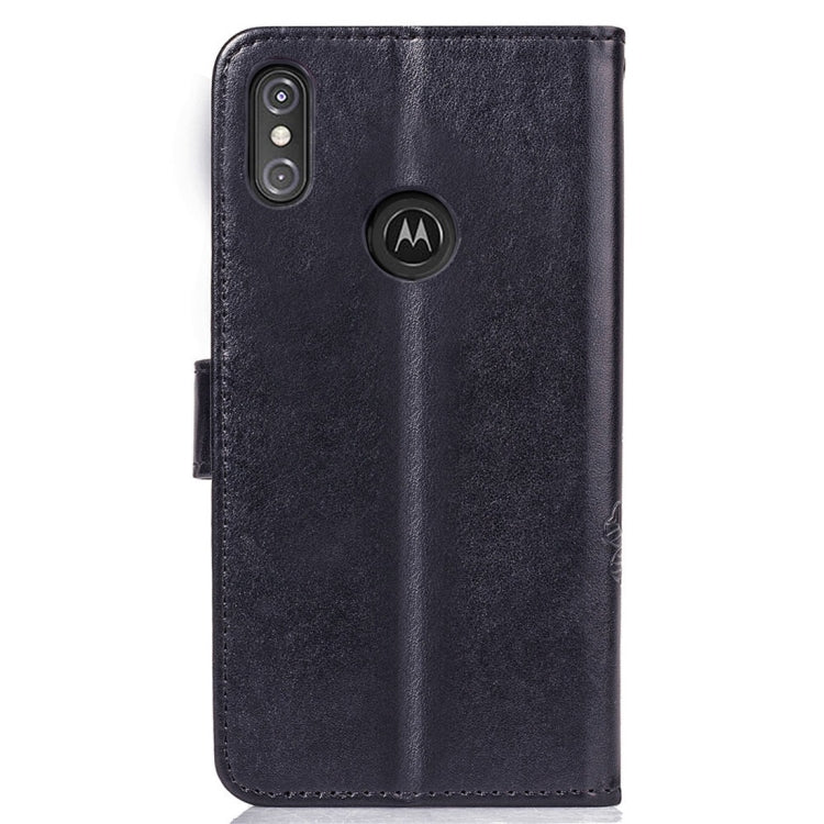 For Motorola One Power (P30 Note) G7 Pressed Flowers Horizontal Flip Leather Case With Magnetic Buckle & Holder & Card Slots & Wallet