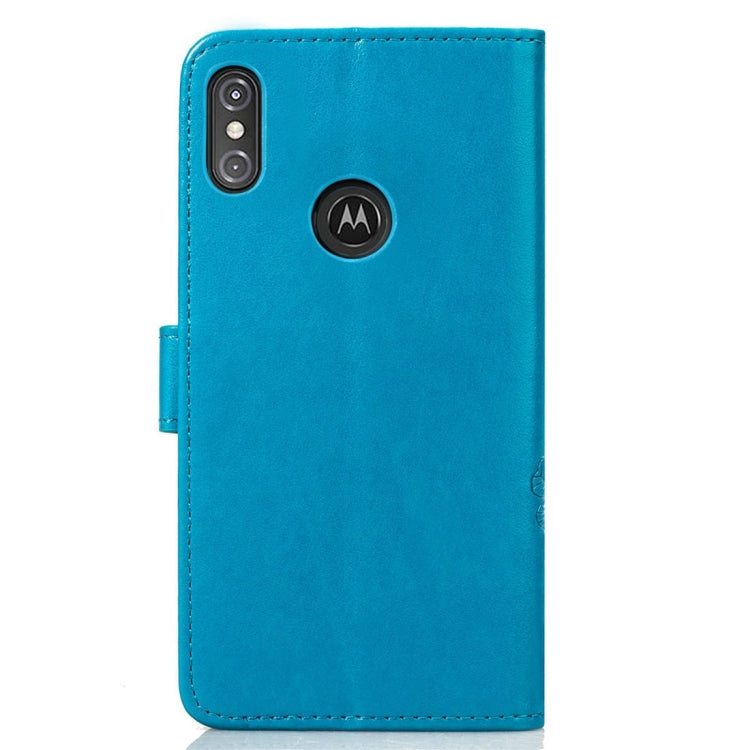 For Motorola One Power (P30 Note) G7 Pressed Flowers Horizontal Flip Leather Case With Magnetic Buckle & Holder & Card Slots & Wallet