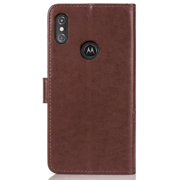 For Motorola One Power (P30 Note) G7 Pressed Flowers Horizontal Flip Leather Case With Magnetic Buckle & Holder & Card Slots & Wallet