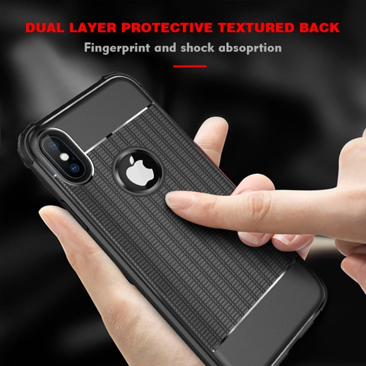 For iPhone XR Shockproof Protective Case (Red)