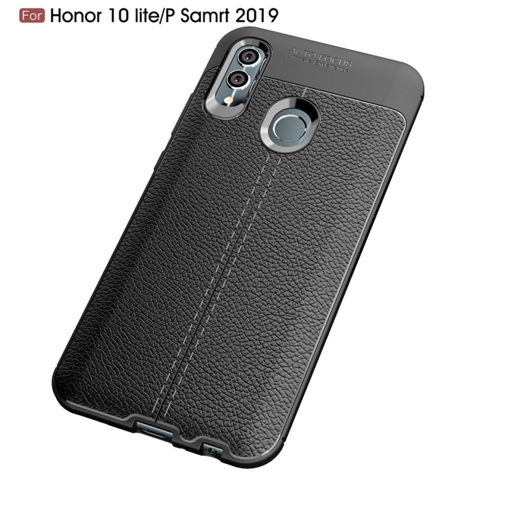 Litchi Texture TPU Shockproof Case for Huawei Honor 10 Lite / P Smart 2019