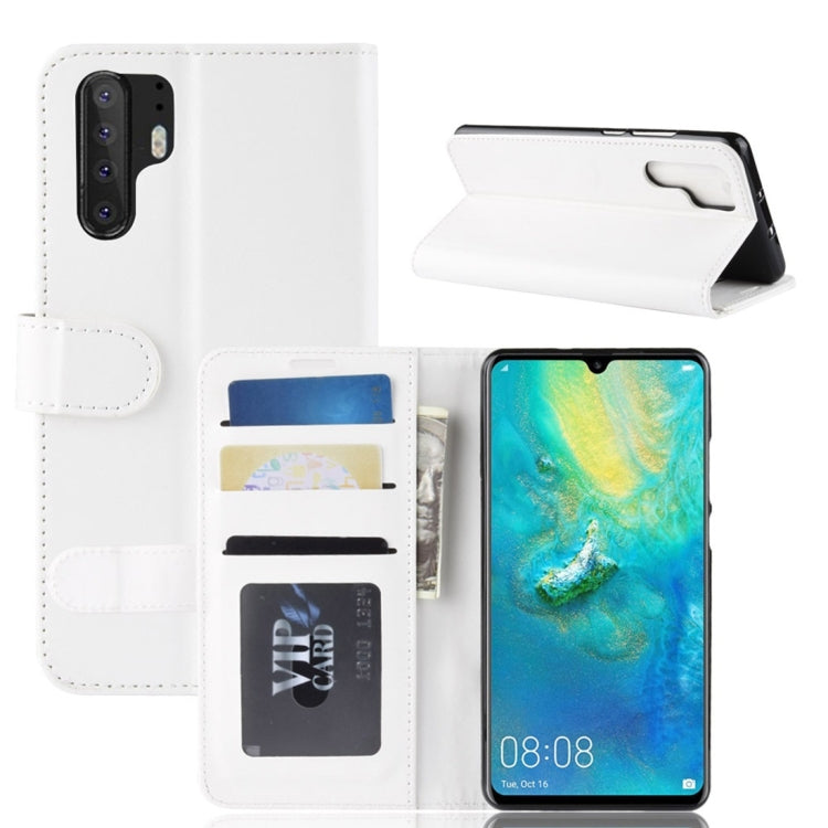 For Huawei P30 pro R64 Texture Horizontal Flip Leather Case