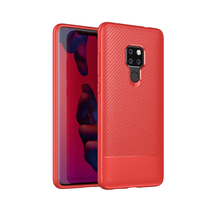 Lewei Carbon Fiber Texture TPU Case For Huawei Mate20