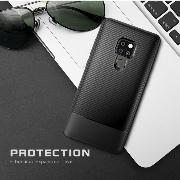 Lewei Carbon Fiber Texture TPU Case For Huawei Mate20