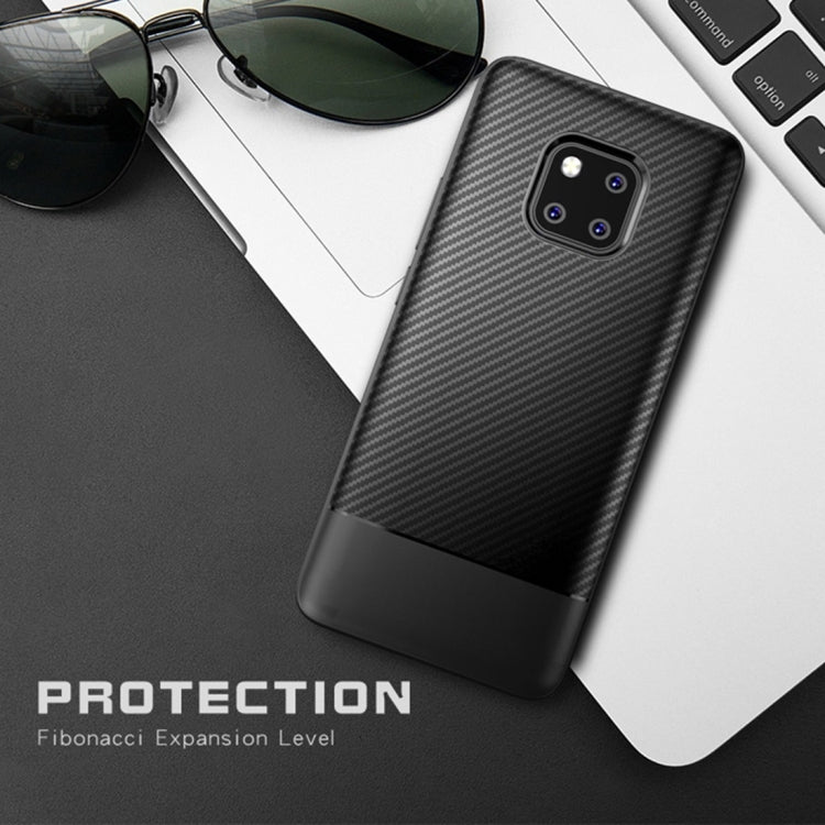 Lewei Carbon Fiber Texture TPU Case For Huawei Mate20 Pro
