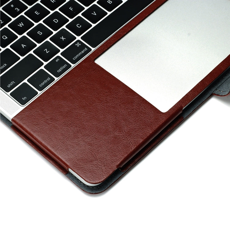 Crazy Horse Texture Horizontal Flip Leather PU Case for MacBook Pro 15.4 inch A1990 (2018)