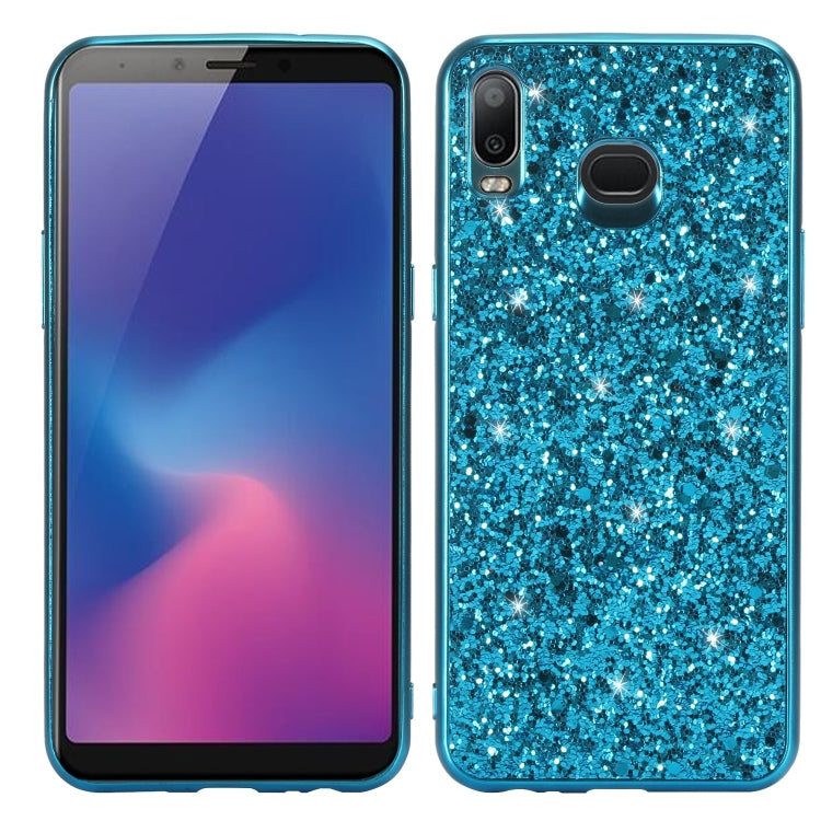 Glitter Powder Shockproof TPU Protective Case For Galaxy A6s