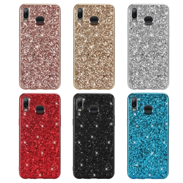 Glitter Powder Shockproof TPU Protective Case For Galaxy A6s