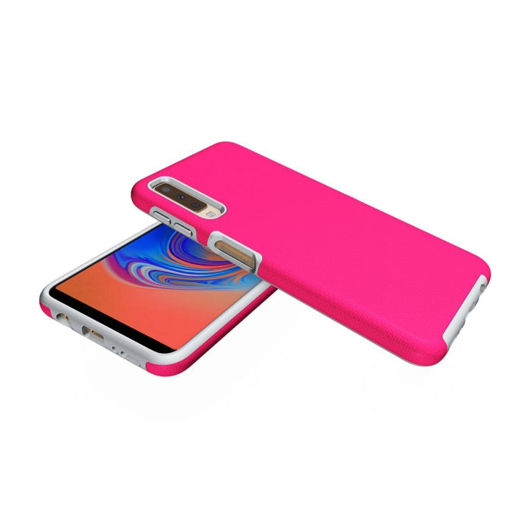 Anti-slip Armor Texture TPU + PC Case For Samsung Galaxy A7 (2018)