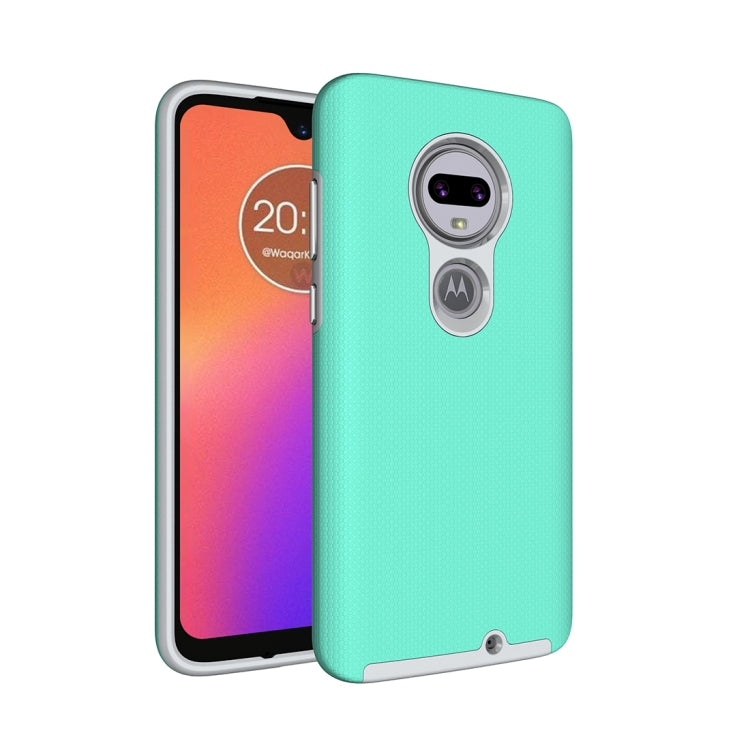 Anti-slip Armor Texture TPU + PC Case For Moto G7