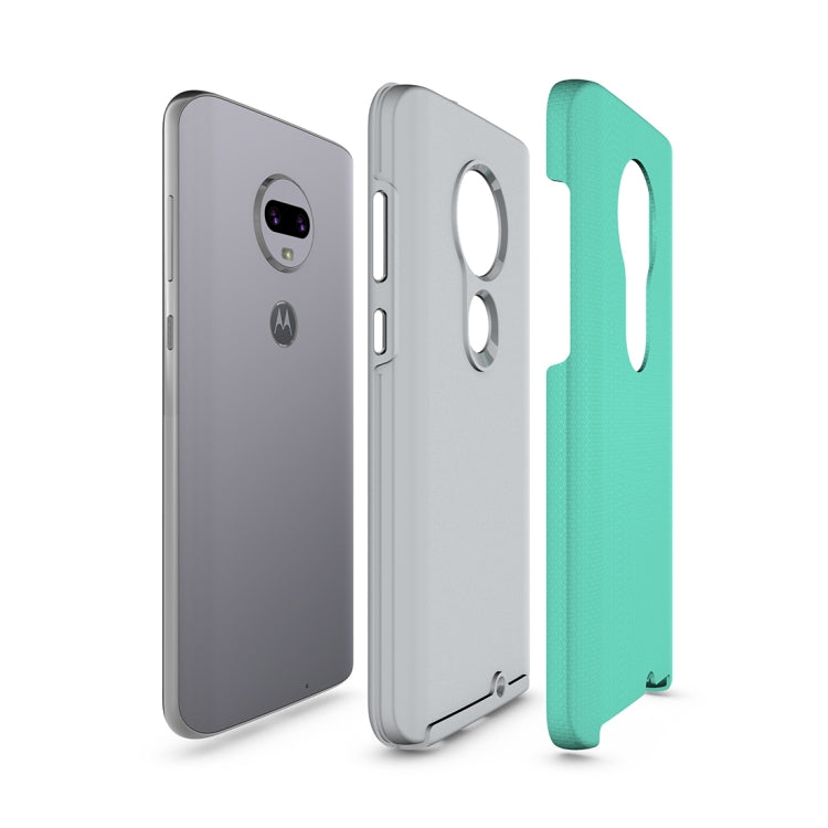 Anti-slip Armor Texture TPU + PC Case For Moto G7