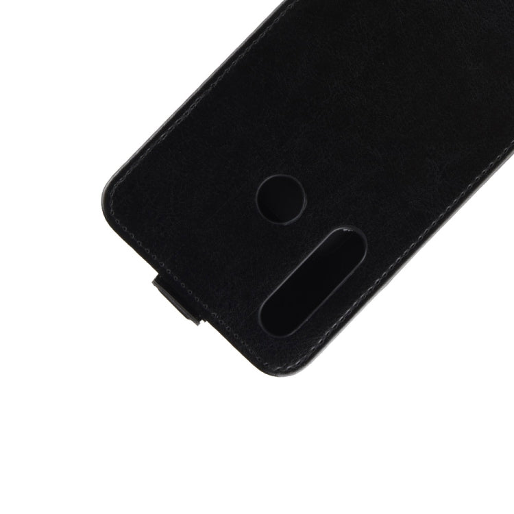 R64 Texture Vertical Flip Leather Case For Huawei nova 4, With Card Slots & Photo Frame