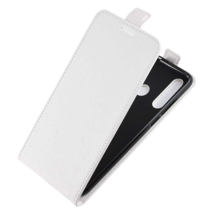 R64 Texture Vertical Flip Leather Case For Huawei nova 4, With Card Slots & Photo Frame