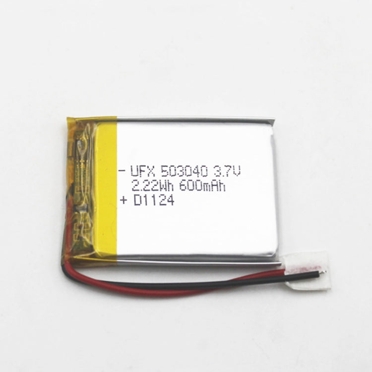 600mAh 3.7V Li-Polymer Battery for Shared bicycle GPS 503040