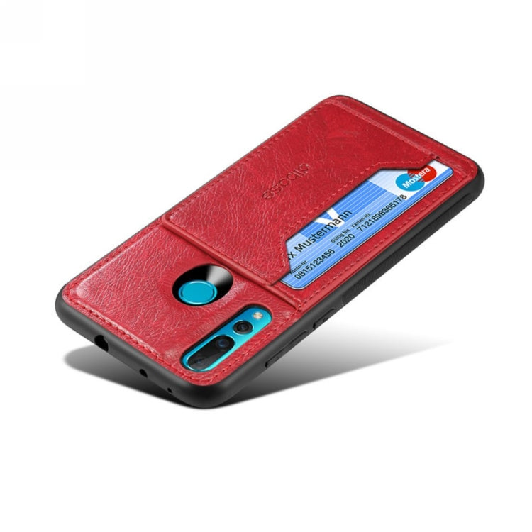 Dibase 2 in 1 Crazy Horse Texture PU Leather Case for Huawei Nova 4, with Holder & Card Slot