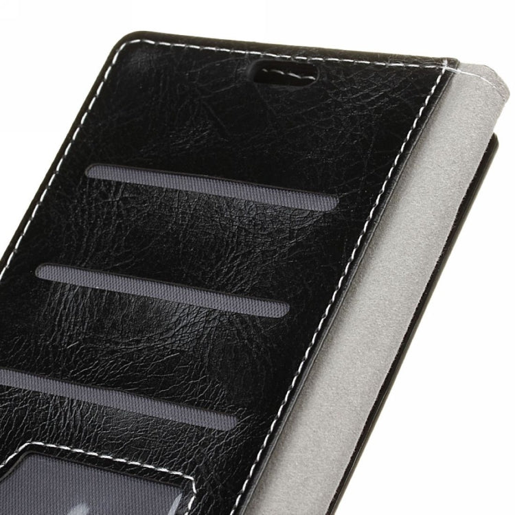 Retro Crazy Horse Texture Horizontal Flip Leather Case for Motorola MOTO P40, with Wallet & Holder & Card Slots & Photo Frame