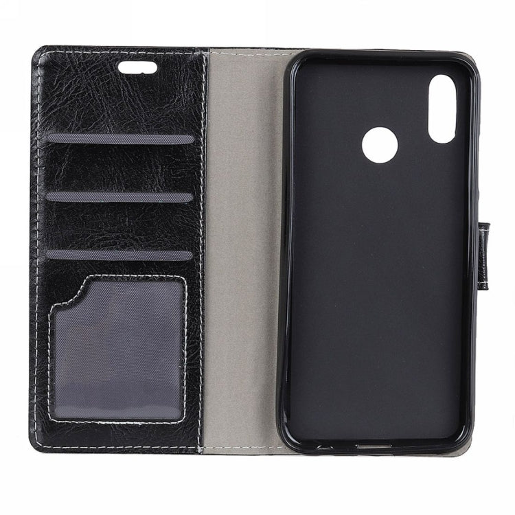 Retro Crazy Horse Texture Horizontal Flip Leather Case for Motorola MOTO P40, with Wallet & Holder & Card Slots & Photo Frame