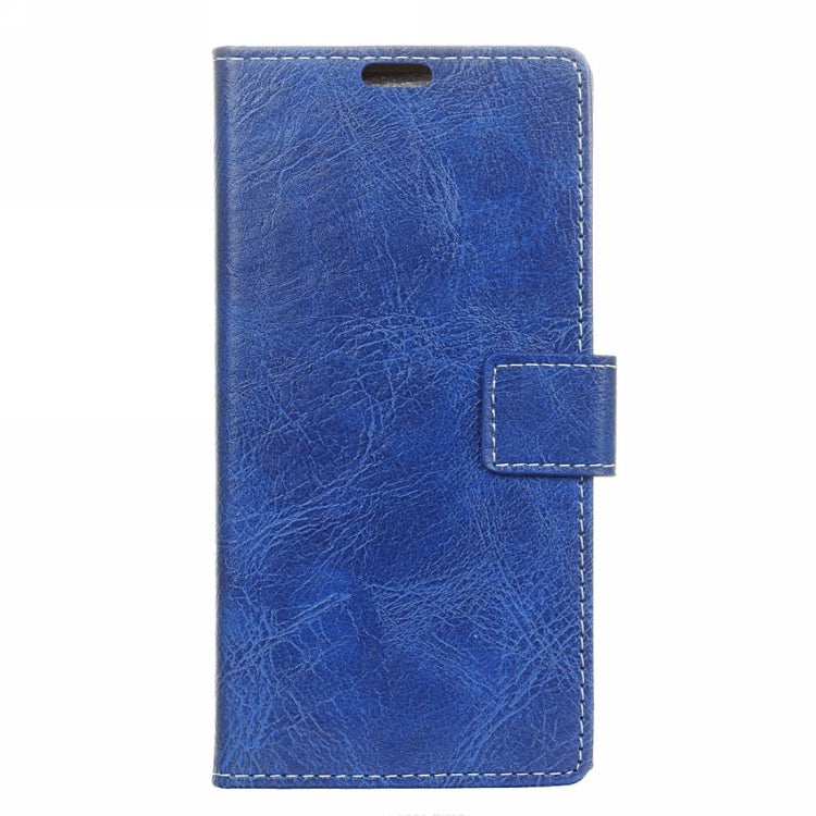 Retro Crazy Horse Texture Horizontal Flip Leather Case for Motorola MOTO P40, with Wallet & Holder & Card Slots & Photo Frame