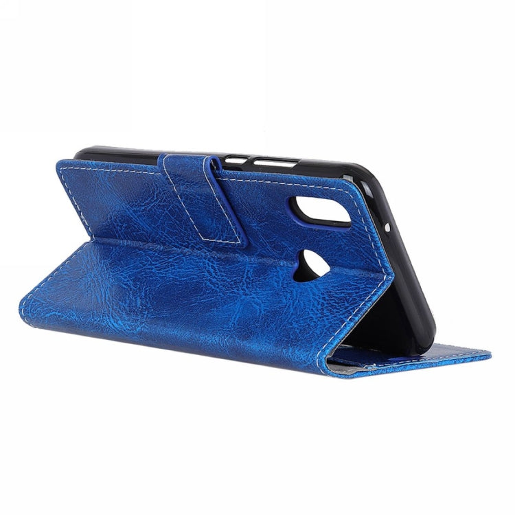 Retro Crazy Horse Texture Horizontal Flip Leather Case for Motorola MOTO P40, with Wallet & Holder & Card Slots & Photo Frame