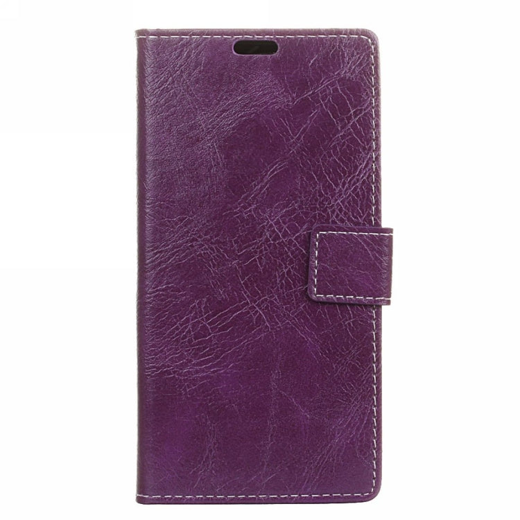 Retro Crazy Horse Texture Horizontal Flip Leather Case for Motorola MOTO P40, with Wallet & Holder & Card Slots & Photo Frame