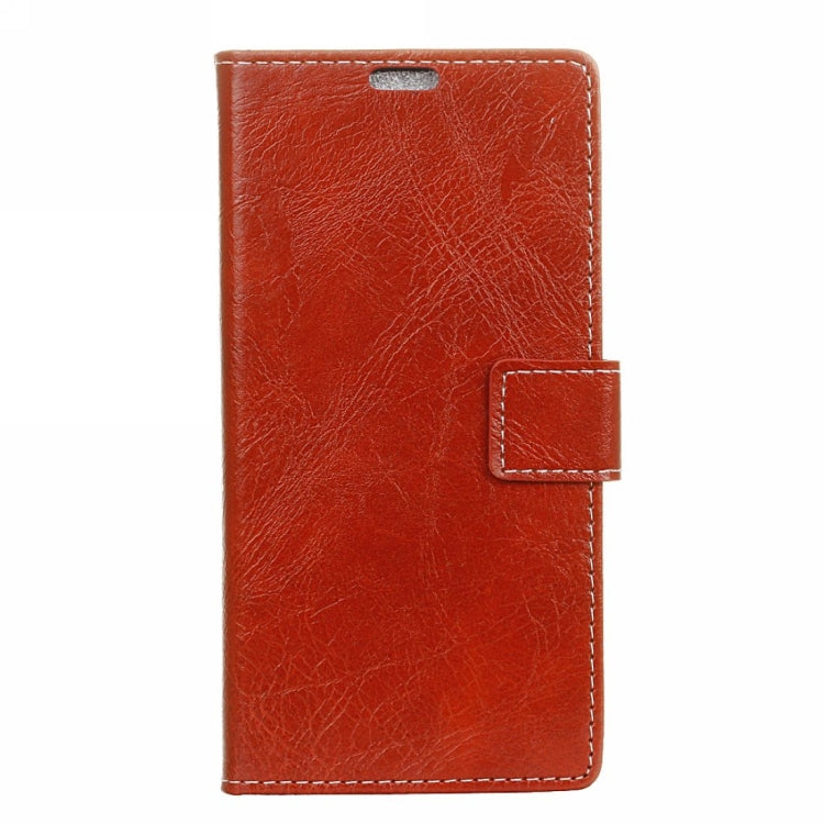Retro Crazy Horse Texture Horizontal Flip Leather Case for Motorola MOTO P40, with Wallet & Holder & Card Slots & Photo Frame