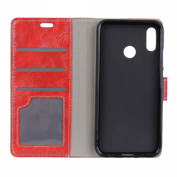 Retro Crazy Horse Texture Horizontal Flip Leather Case for Motorola MOTO P40, with Wallet & Holder & Card Slots & Photo Frame