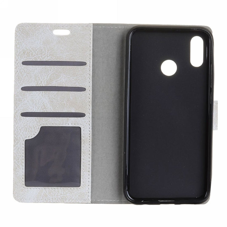 Retro Crazy Horse Texture Horizontal Flip Leather Case for Motorola MOTO P40, with Wallet & Holder & Card Slots & Photo Frame
