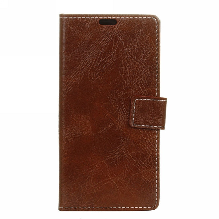 Retro Crazy Horse Texture Horizontal Flip Leather Case for Motorola MOTO P40, with Wallet & Holder & Card Slots & Photo Frame
