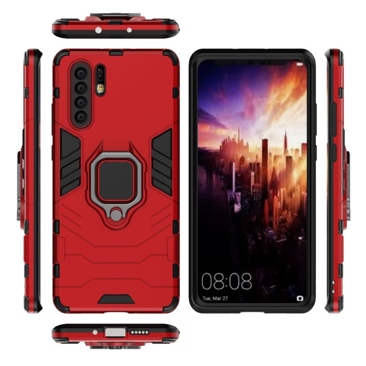 PC + TPU Shockproof Protective Case for Huawei Mate P30 Pro, with Magnetic Ring Holder