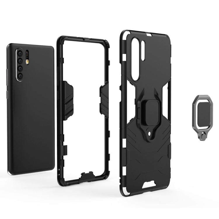 PC + TPU Shockproof Protective Case for Huawei Mate P30 Pro, with Magnetic Ring Holder