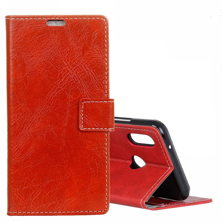 Retro Crazy Horse Texture Horizontal Flip Leather Case for ASUS ZenFone Max (M2)ZB631KL, with Wallet & Holder & Card Slots & Photo Frame