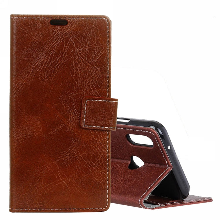 Retro Crazy Horse Texture Horizontal Flip Leather Case for ASUS ZenFone Max (M2)ZB631KL, with Wallet & Holder & Card Slots & Photo Frame