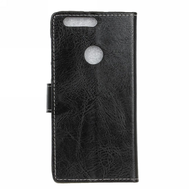 Retro Crazy Horse Texture Horizontal Flip Leather Case for Huawei Honor View 20, with Wallet & Holder & Card Slots & Photo Frame