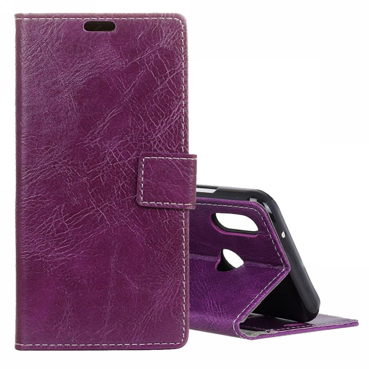 Vintage Crazy Horse Texture Horizontal Flip Leather Case For Xiaomi Mi Play, with Wallet & Holder & Card Slots & Photo Frame